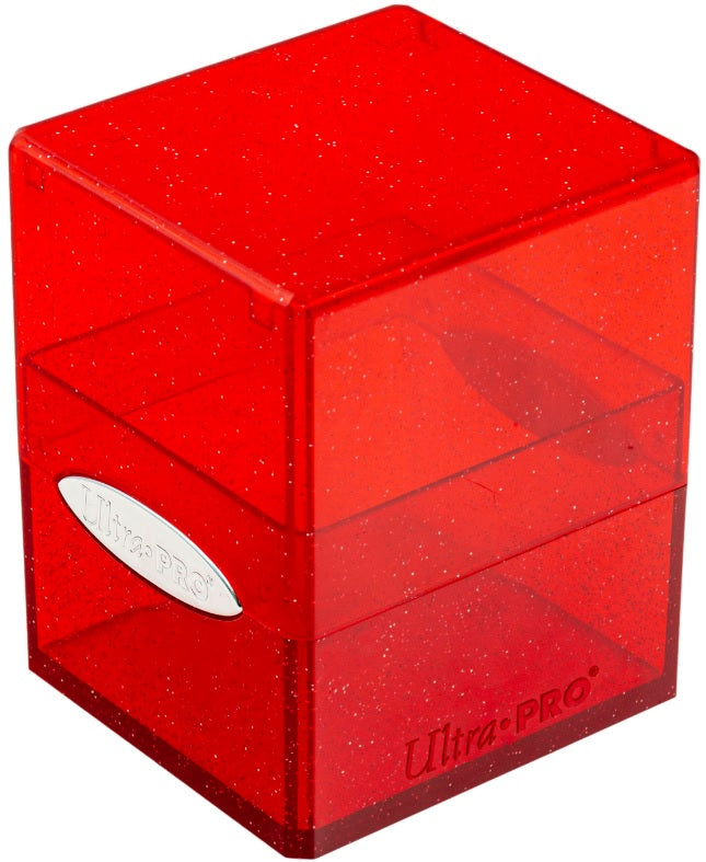 Ultra-Pro Satin Cube - Glitter Red Deck Box