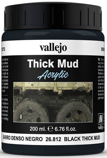 Diorama Effects Black Thick Mud 200ml