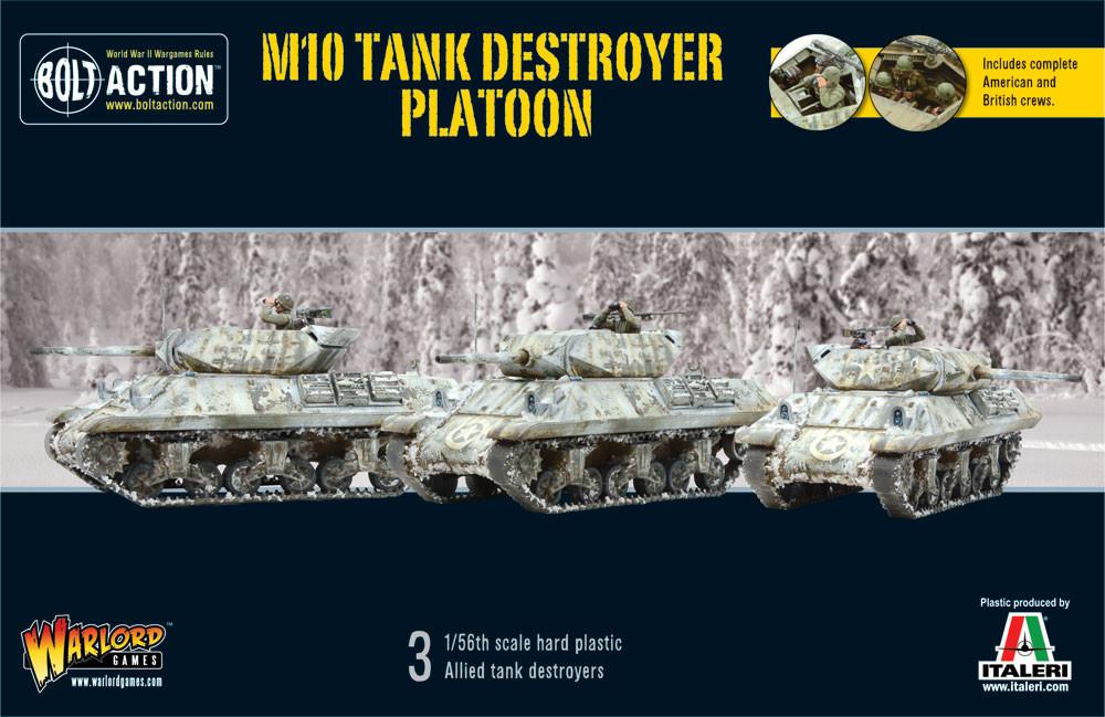 M10 Tank Destroyer Platoon (Plastic)