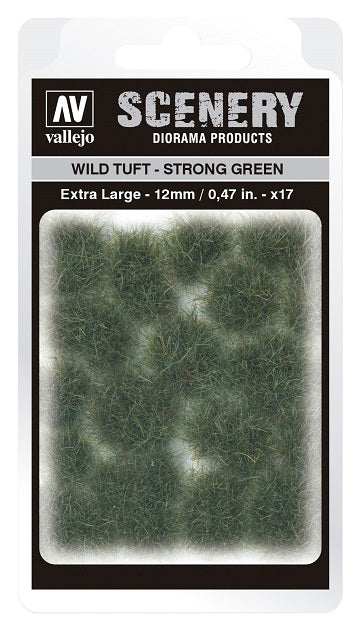 Wild Tuft - Strong Green 12mm