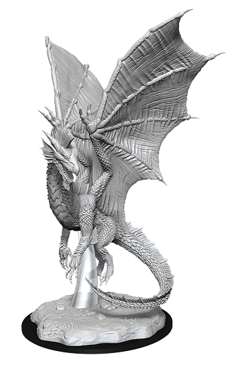 Dungeons & Dragons: Unpainted Minis WV11 - Young Silver Dragon