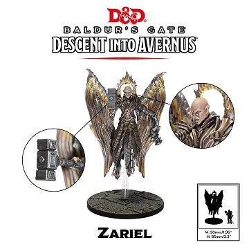 DND Baldur's Gate Descent into Avernus Zariel Figure