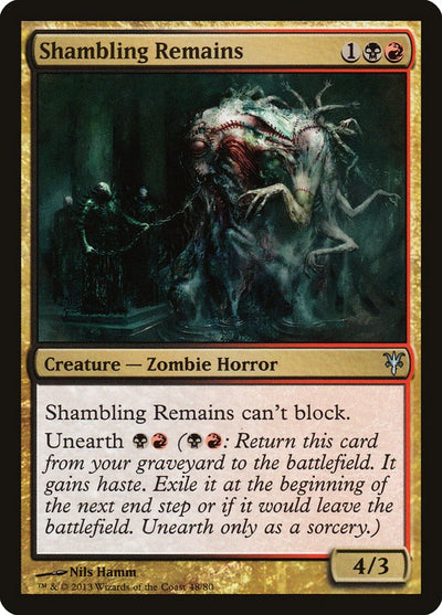 Shambling Remains [Duel Decks: Sorin vs. Tibalt] - Vortex Games NB