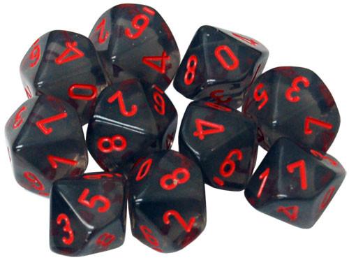 Chessex: Translucent D10 Dice Set