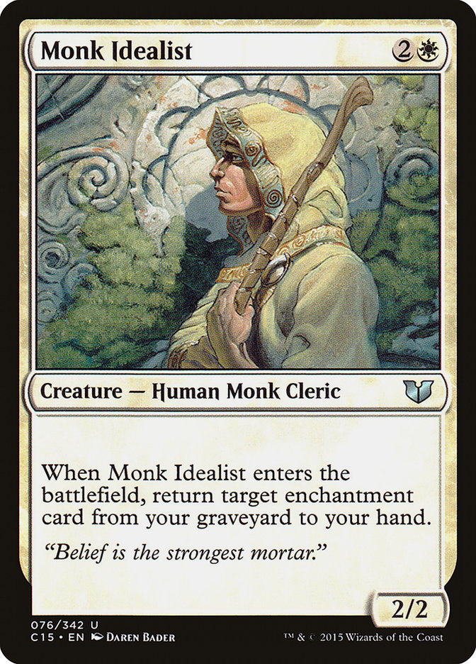 Monk Idealist [Commander 2015] - Vortex Games NB