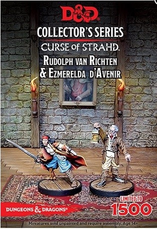 D&D Minis: Curse of Strahd - Rudolph and Ezmerelda