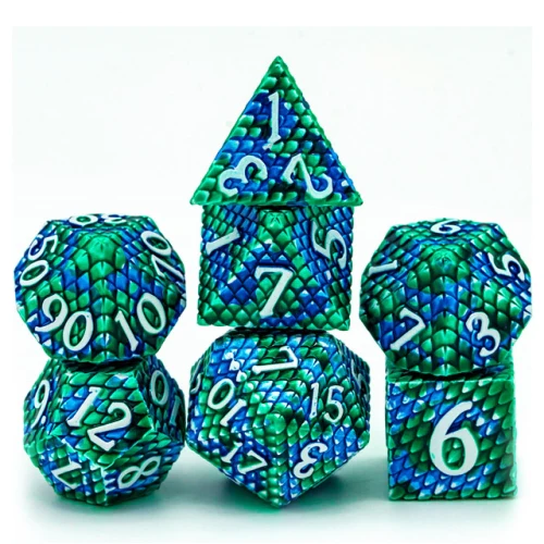 Dragon Scale Metal Dice Sets