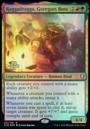 Raggadragga, Goreguts Boss [Commander Legends: Battle for Baldur's Gate Prerelease Promos]