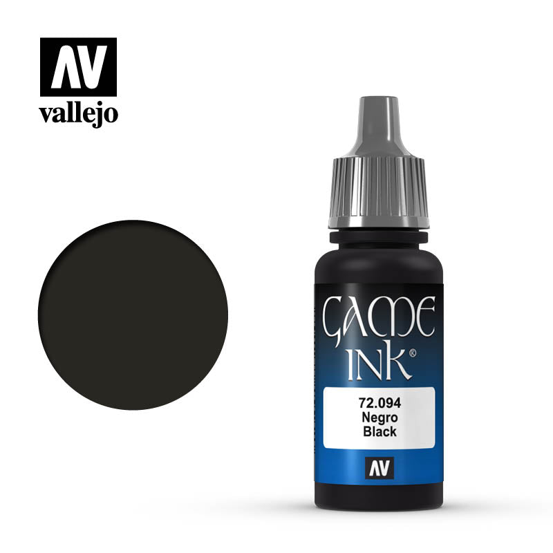 Game Color Black Ink (17ml)