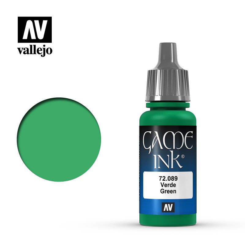 Game Color Green Ink (17ml)