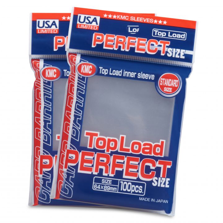 KMC Perfect Size Sleeves USA - Top Load (100 ct)