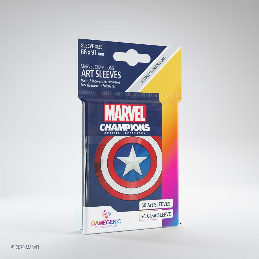 Marvel Champions Sleeves: Captain America